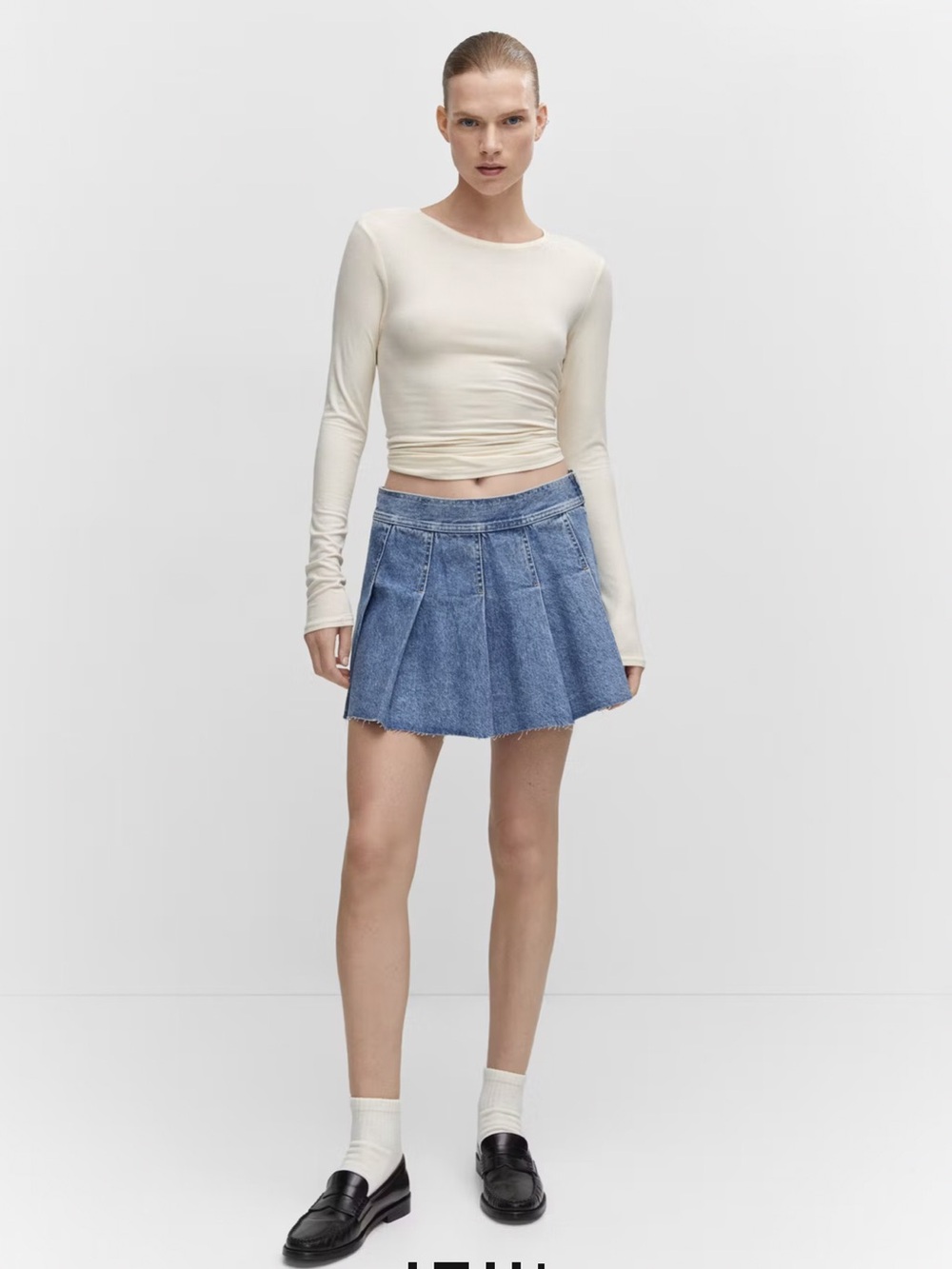 MANGO Carola Low Waist Mini Skirt